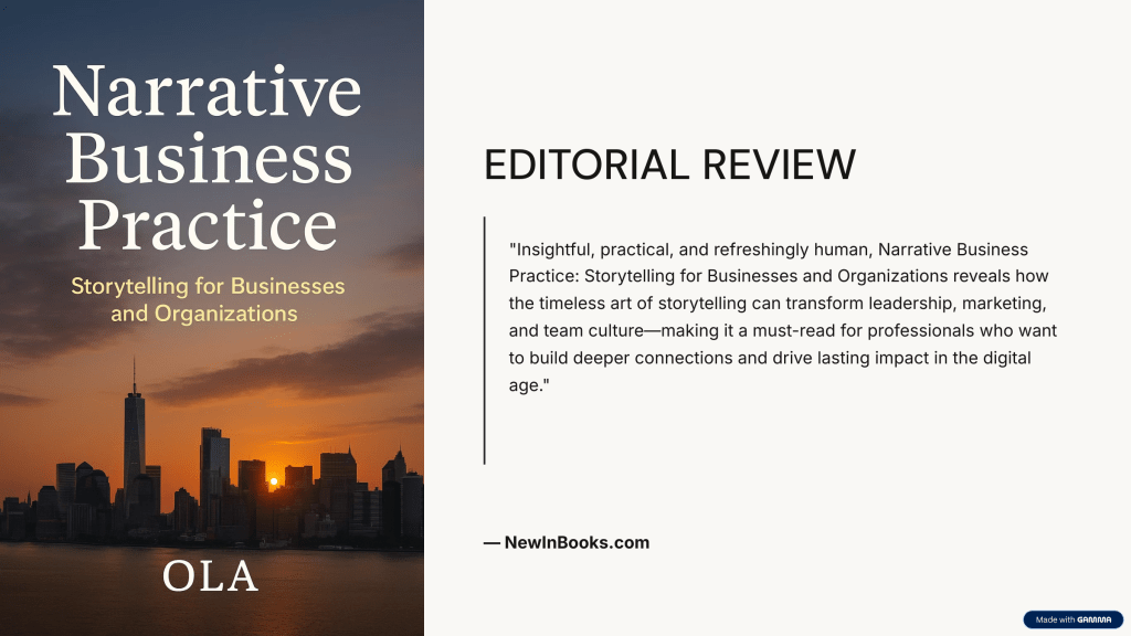 Narrative Business Practice Editorial Review.