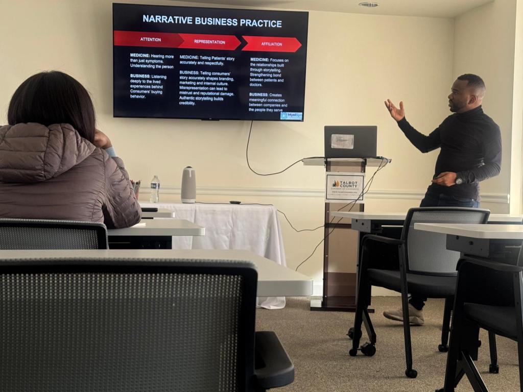 OLA Adejumo  presenting Narrative Business Strategies