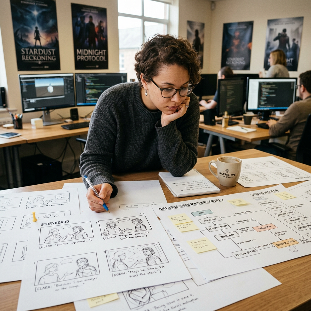 Game Narrative Writing: The Intersection of Story and Systems